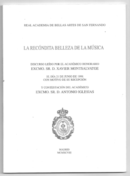 La rec�ndita belleza de la m�sica
